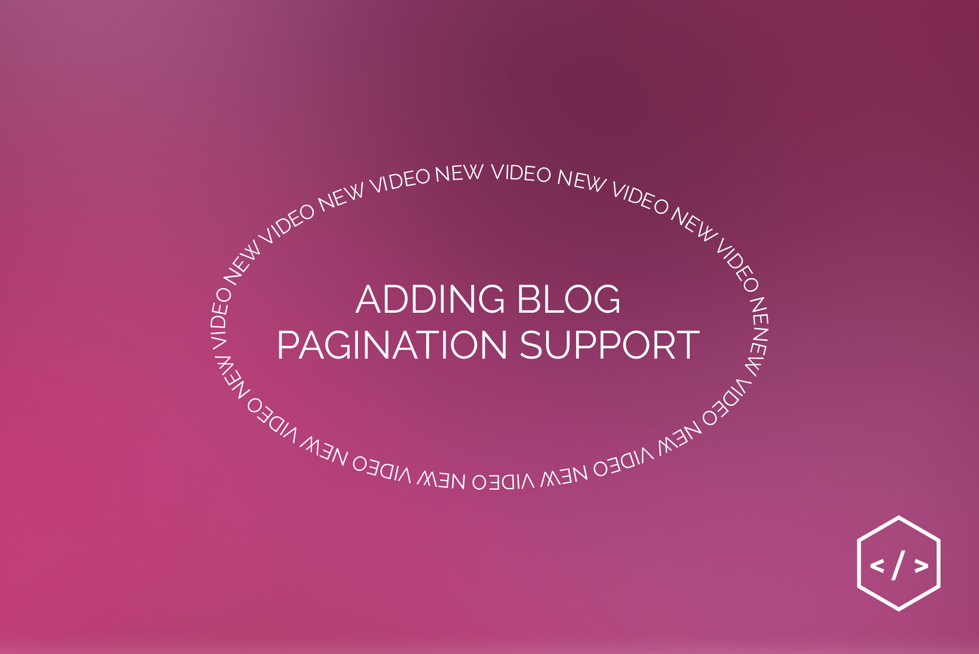 How to add Blog Pagination Support?